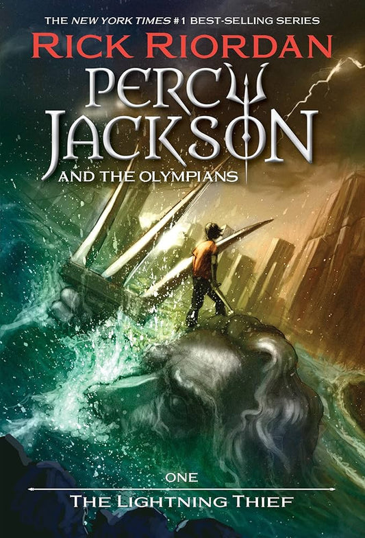 Percy Jackson: The Lightning Thief by Rick Riordan (Hardcover, Disney Hyperion)