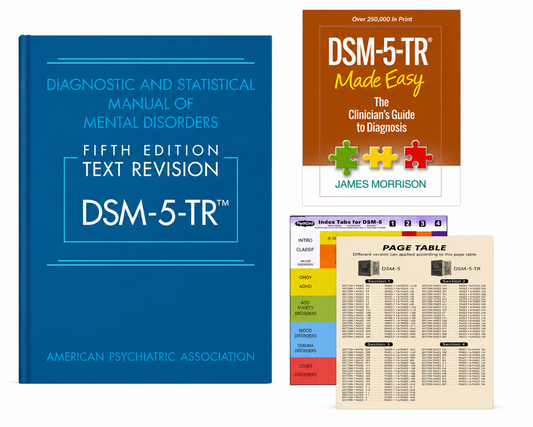 DSM-5-TR Practical Bundle, Paperback, Made Easy Guide and Color Tabs