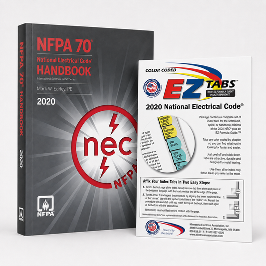 NFPA 70 National Electrical Code Handbook, 2020 Edition with Index Tabs Set