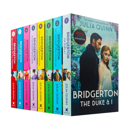 Bridgerton Series by Julia Quinn | Complete 8-Book Collection, Books 1-8