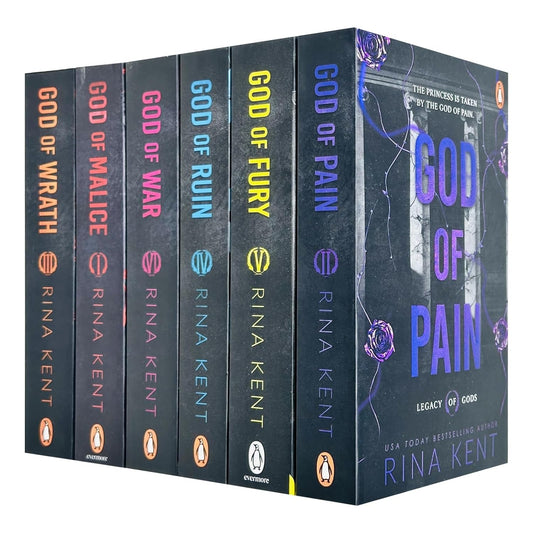 Legacy of Gods Complete Series by Rina Kent | 6-Book Paperback Set