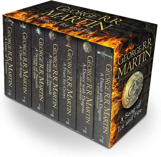 A Song of Ice and Fire Boxed Set by George R.R. Martin - Complete Paperback Collection