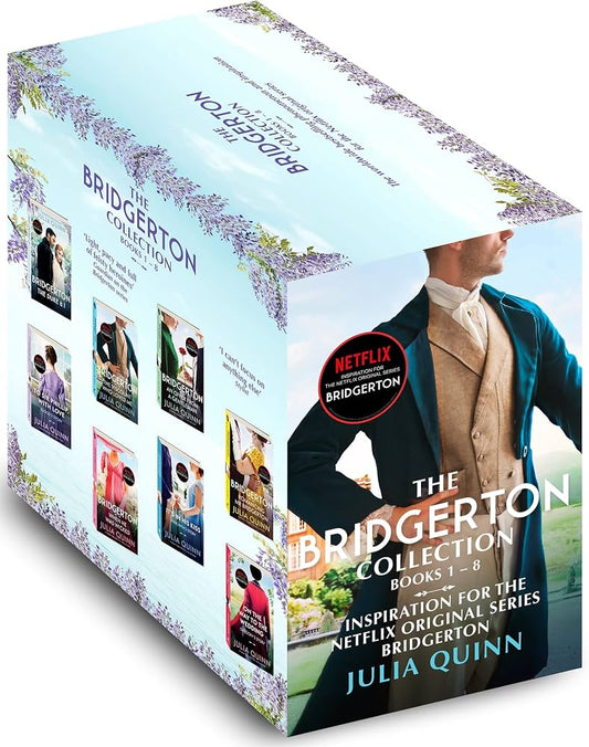 The Bridgerton Collection Books 1 to 8 by Julia Quinn - Paperback Boxed Set
