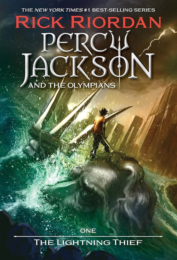 Percy Jackson: The Lightning Thief by Rick Riordan (Hardcover, Disney Hyperion)