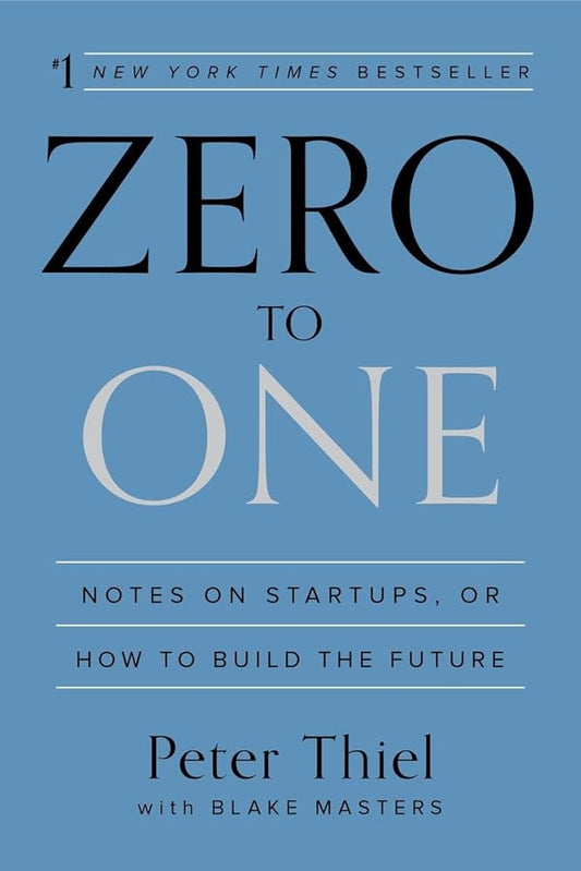 Zero to One by Peter Thiel (Hardcover, Currency, business)
