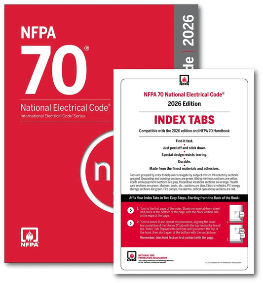 NFPA 70 National Electrical Code (NEC), 2026 Edition - Spiralbound