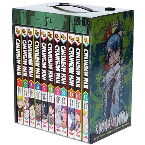 Chainsaw Man Box Set Volumes 1–11 by Tatsuki Fujimoto | Official VIZ Manga Set