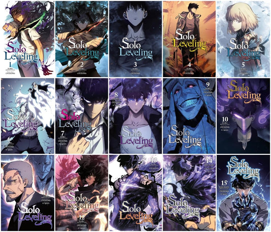 Solo Leveling Complete Comic Collection Volumes 1–15 by Chugong | 15 Books