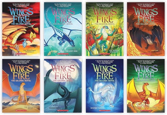 Wings of Fire Graphic Novel Collection Books 1–8 + Darkstalker | 9 Books