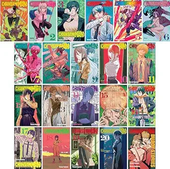 Chainsaw Man Manga Collection Volumes 1–19 + Buddy Stories | 20 Books