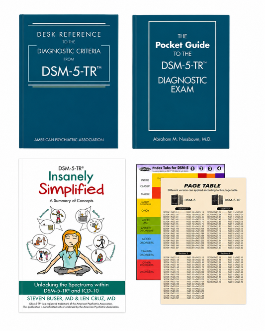 DSM-5-TR Simplified Clinician Toolkit, Desk Reference and Pocket Guide