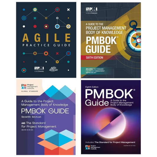 PMI Project Management Set - Agile Practice Guide with PMBOK Guide Sixth, Seventh and Eighth Editions