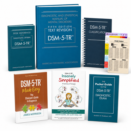DSM-5-TR Professional Reference Set with Five Books and Color Tabs
