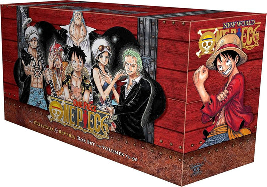 One Piece Box Set 4: Dressrosa to Reverie, Manga Volumes 71–90