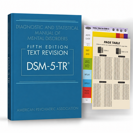 DSM-5-TR Paperback Manual with Page Table Mapping Insert